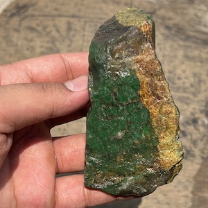 Superb Quality Natural Green Jade Rough 300g | Healing Jade Crystal & Mineral | Raw Jade for Jewelry Making | Size 95x55x50MM