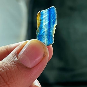 Natural Kyanite Gemstone Rough, Superb Quality, Healing Blue Kyanite Crystal, Raw Kyanite Lot, Loose Transparent Kyanite For Jewelry Making,