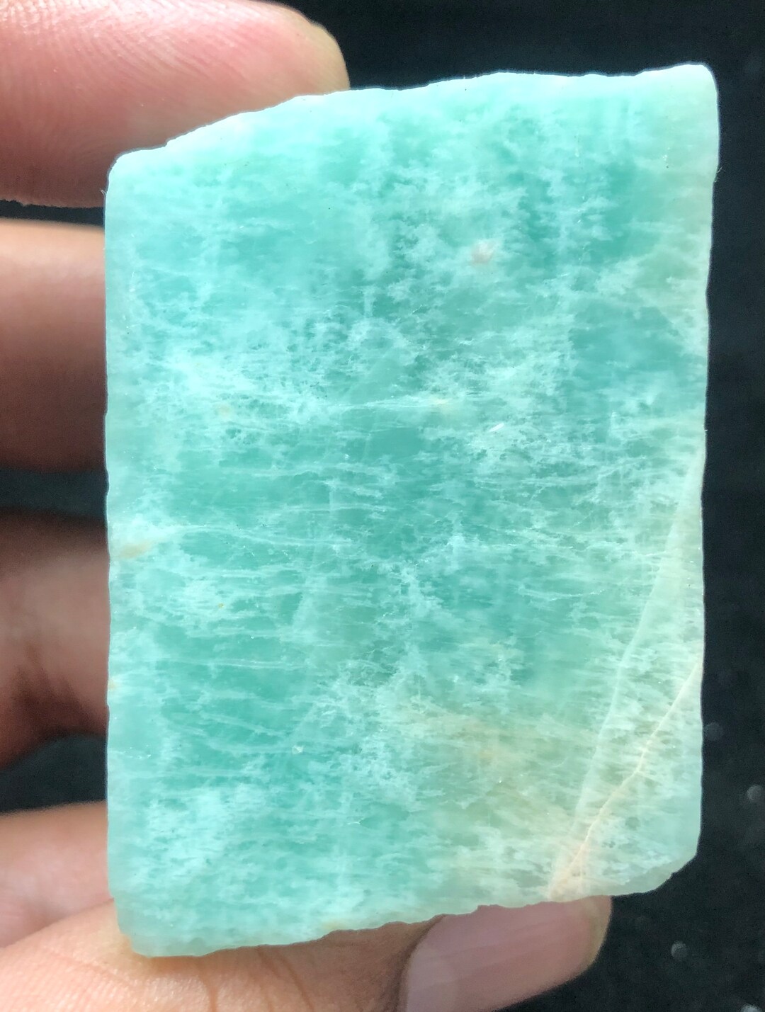 Elegant Natural Blueish Greenish Amazonite Gemstone Rough, Superb AAA ...