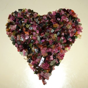 Size 8-10MM, Raw Tourmaline For Jewelry, Clean Transparent AAA Quality, 100% Natural Multi Color Tourmaline Gemstone Rough, Healing Crystal,