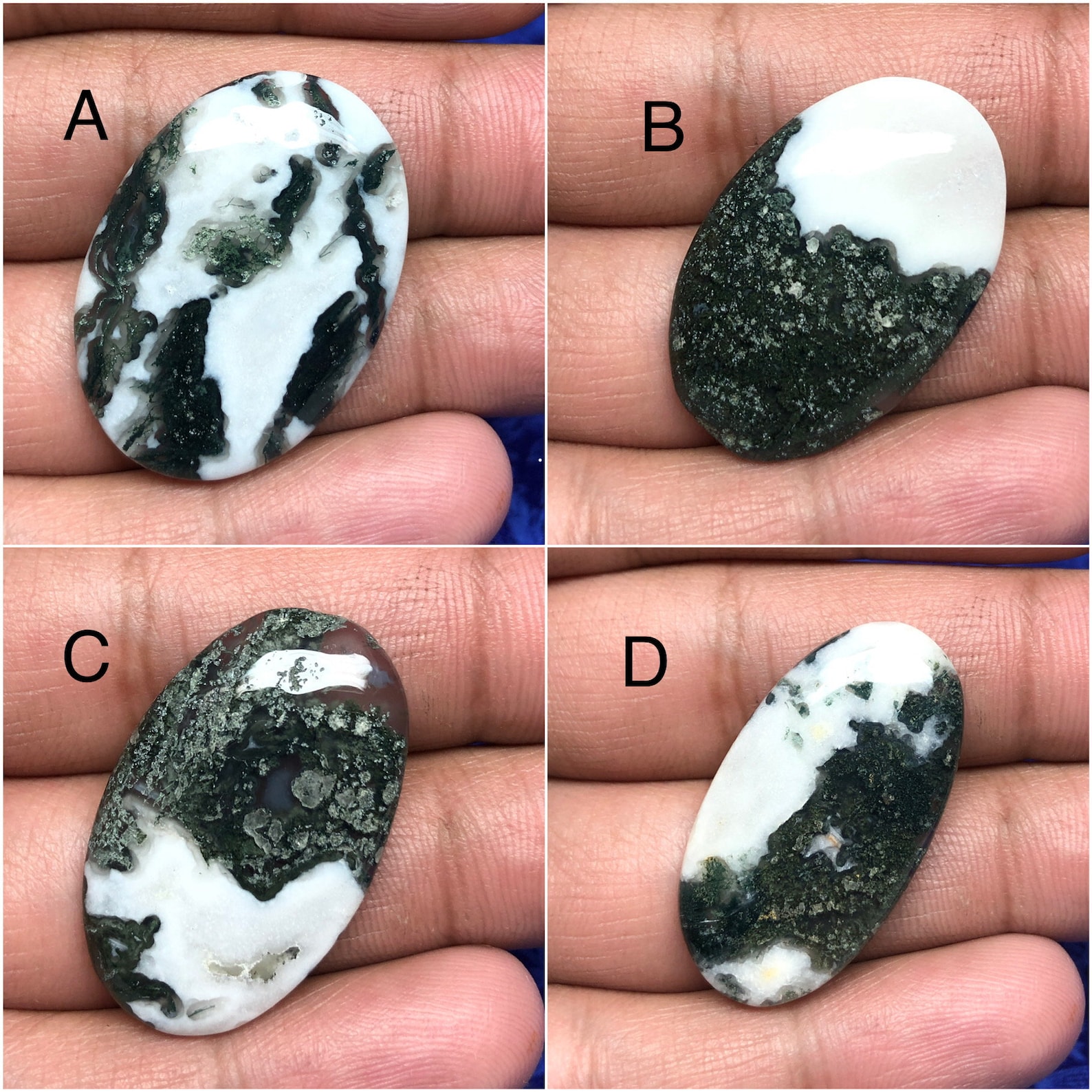 Beautiful Natural Green Jasper Gemstone Cabochon Handmade Etsy