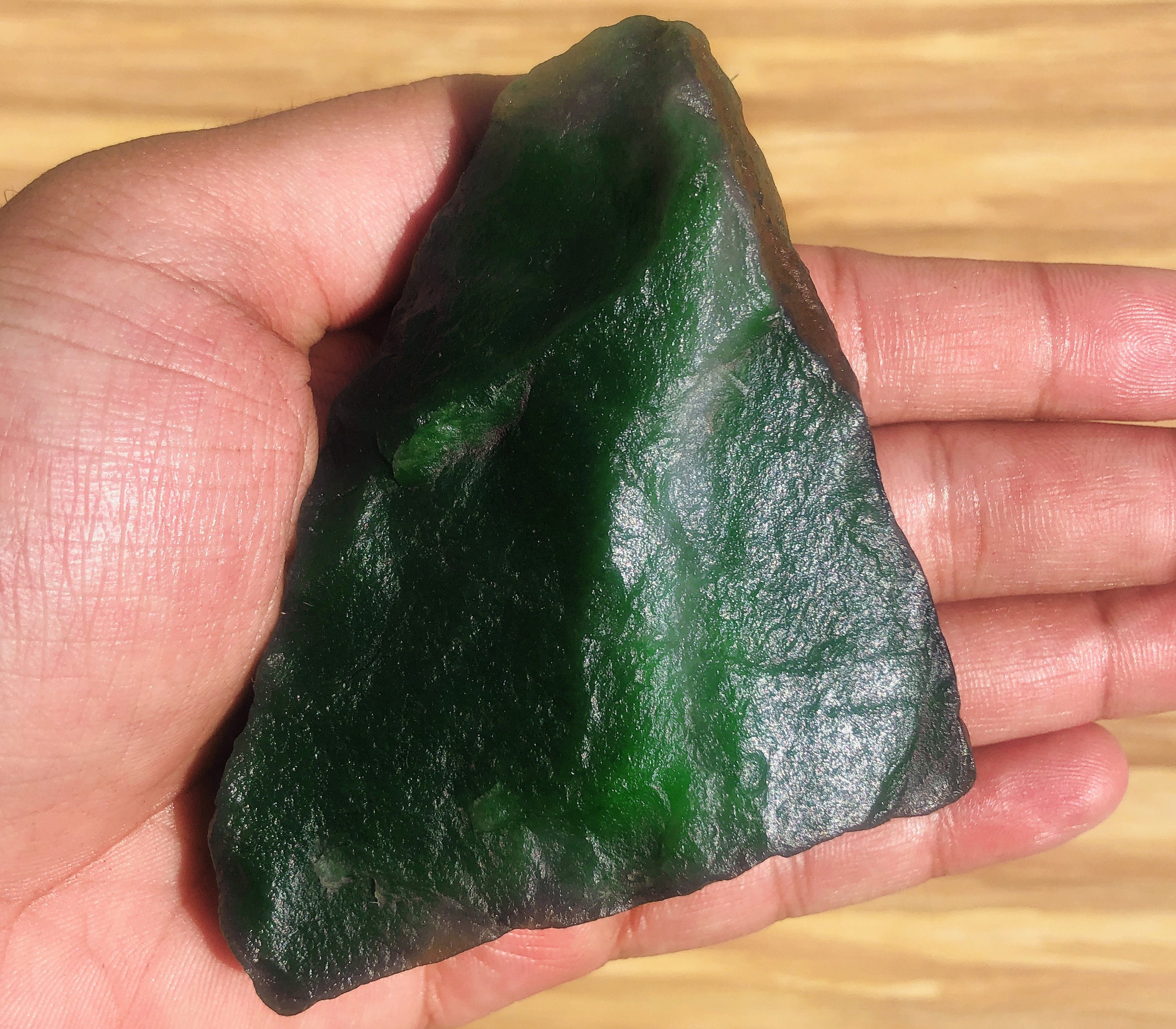Natural Jade Rough Gemstone Green Jade Raw African Jade | Etsy