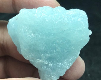 207.80 Cts Natural Aquamarine Rough, Healing Chakra Protection, AAA Quality Raw Aquamarine Gemstone, Jewelry Making, Blue Transparent Rough,