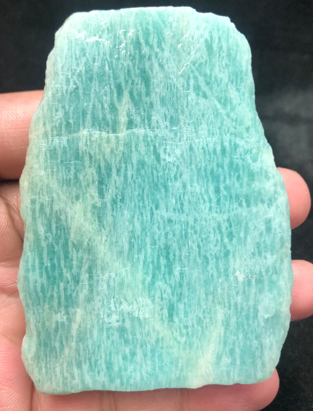 Natural Blueish Greenish Amazonite Gemstone Rough, Superb AAA Quality ...