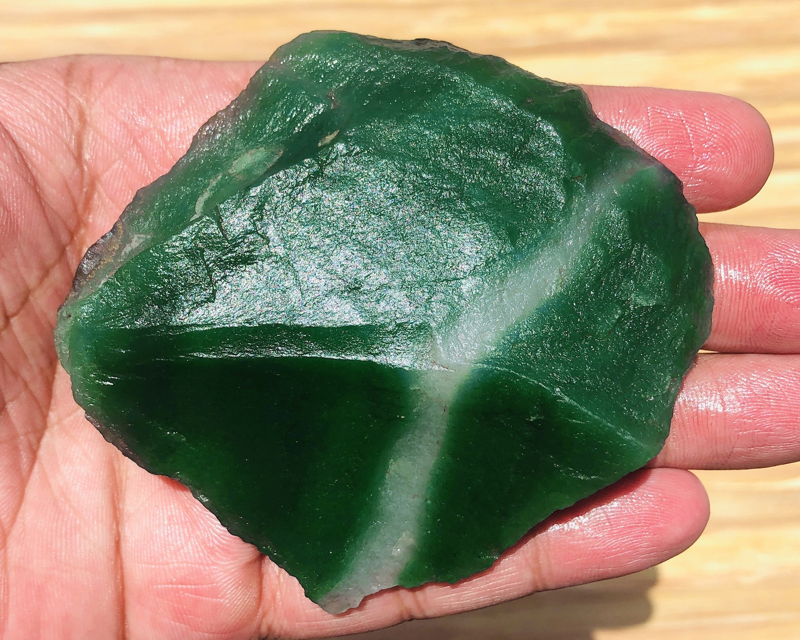 Beautiful Natural Green Jade Rough Gemstone Wholesale Price Etsy