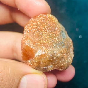 198.75 CT Running Fire Sunstone Rough, Healing Sunstone Crystals, Beautiful Natural Flashy Sunstone Gemstone For Jewelry Making, 36x30x15MM,