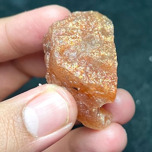 171.9 CT Beautiful Natural Flashy Sunstone Gemstone Rough, Healing Sunstone Crystals, Running Fire Sunstone For Jewelry Making, 46x28x18MM