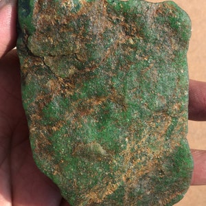 Beautiful 207.7g Natural Green Jade Stone Rough | Powerful Healing Jade Crystal Mineral | Raw Jade for Jewelry, Collection & Feng Shui Decor