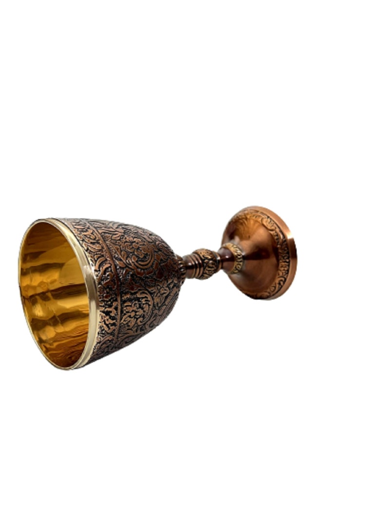 PERSONALIZATION Handmade Copper Antique Brass Engraved Wine Etsy