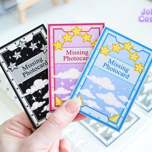 Photocard Kpop Binder Placeholders - Five Stars