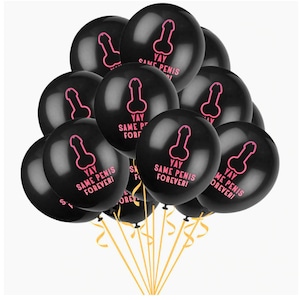 balloon bachelorette party, JGA balloon, balloon JGA black, decoration JGA, bachelorette party accessory, wedding decoration, bride to be