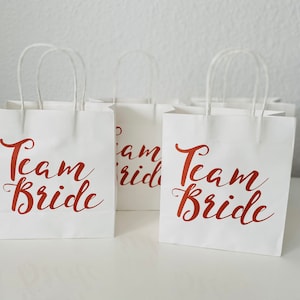 Team Bride bags, hen party bags, groomsmen gift, bridesmaid gift, decoration bachelor party, team bride gifts