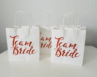 Team Bride Tüten, Junggesellinnenabschied Tüten, Geschenk Trauzeugen, Bridesmaid Geschenk, Deko Junggesellenabschied, Team Bride Geschenke