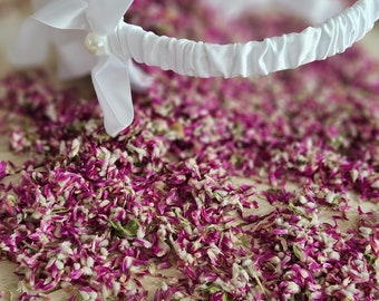 Flower confetti wedding 1 liter, natural confetti, dried flowers, dried roses, rose petals, biodegradable