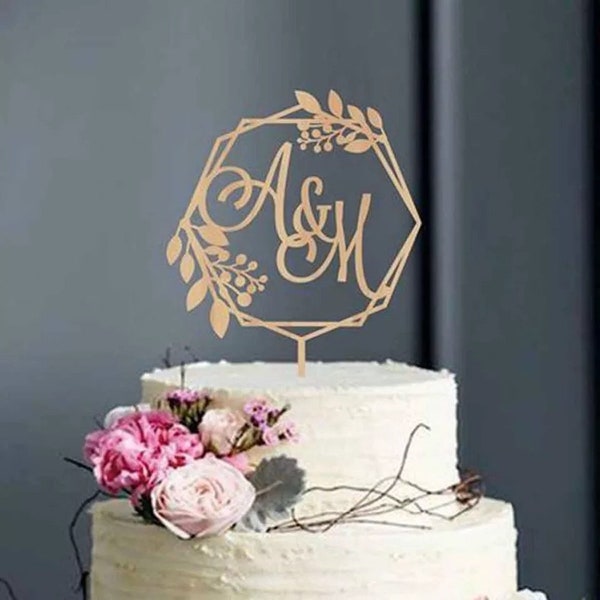 personalisierte Torte Topper, Hochzeit Torte personalisiert, Braut und Bräutigam auf Hochzeitstorte, individuelle Torten Topper, Topper Holz