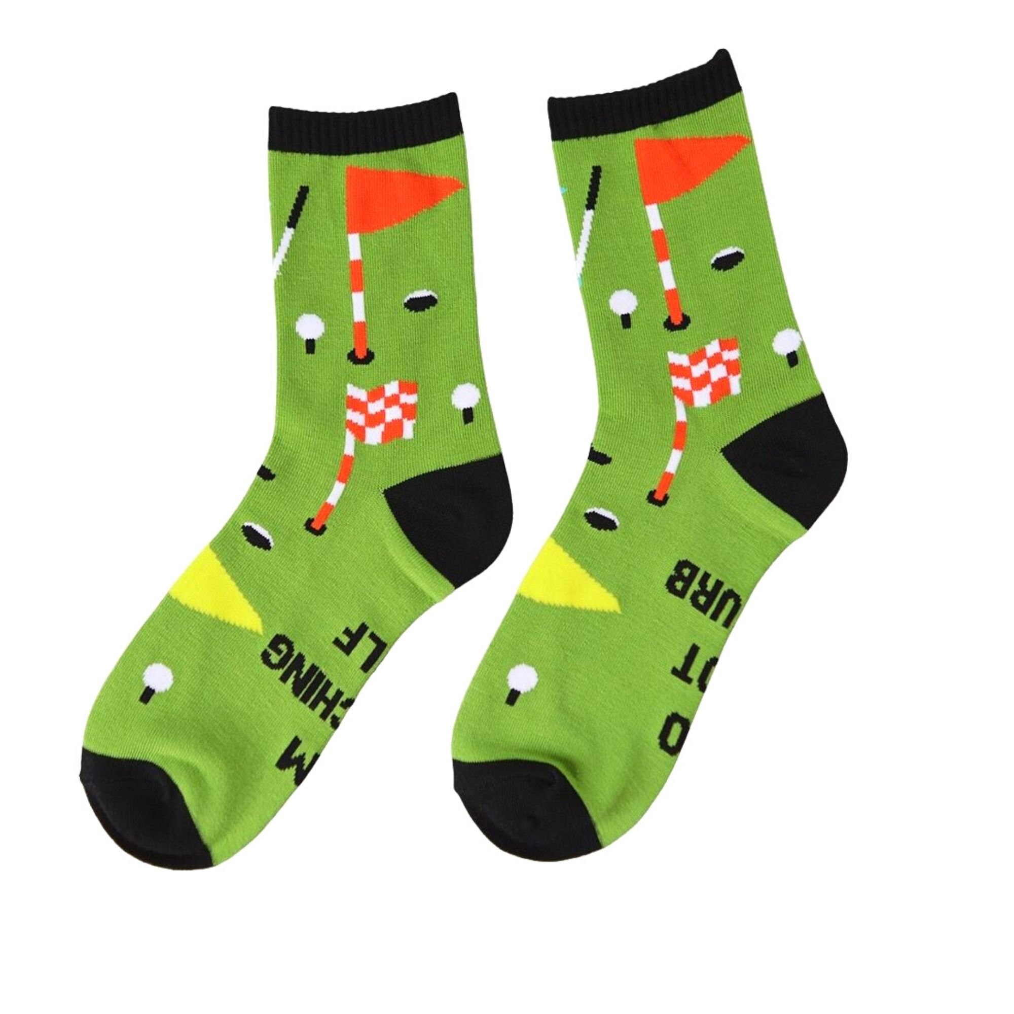 Novelty Golf Socks for Men Twin Pack I'm Watching Golf Etsy UK