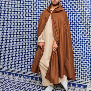 selham, Burnous ,cloak with hood ,hooded winter cloak