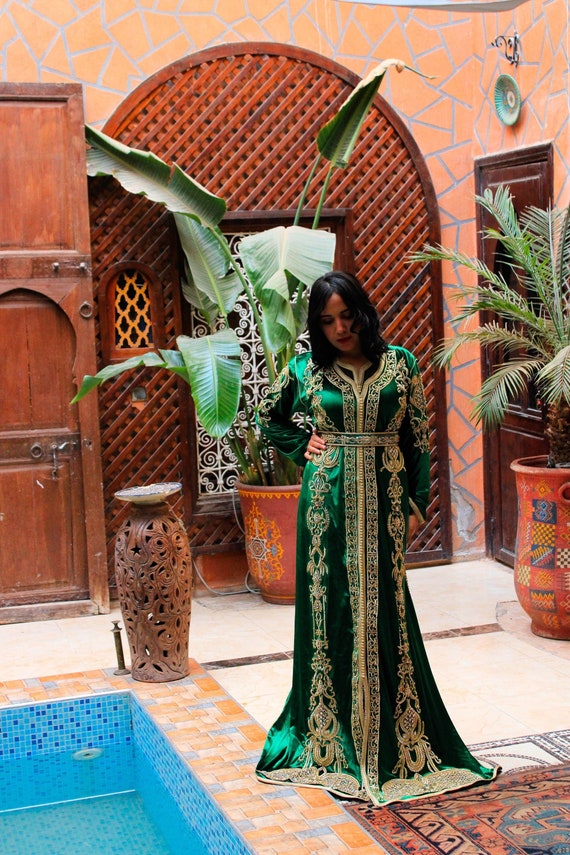 Chilabas, caftanes takchitas mujer: Takchita TAKCHETA marroquí para bodas y  fiestas
