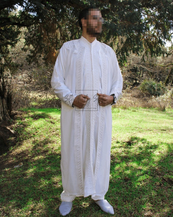 Djellaba Homme Caftan Marocain Homme Habillement Traditionnel