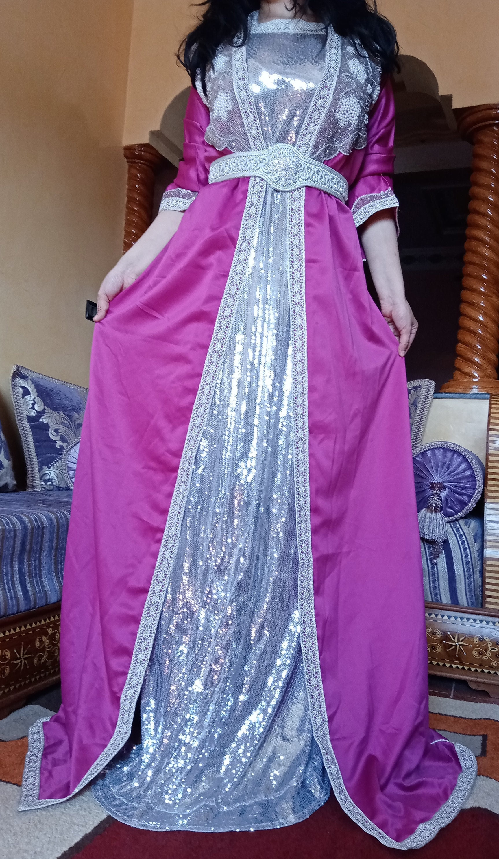 Kaftan marroquí para mujeres vestido marroquí para boda Etsy