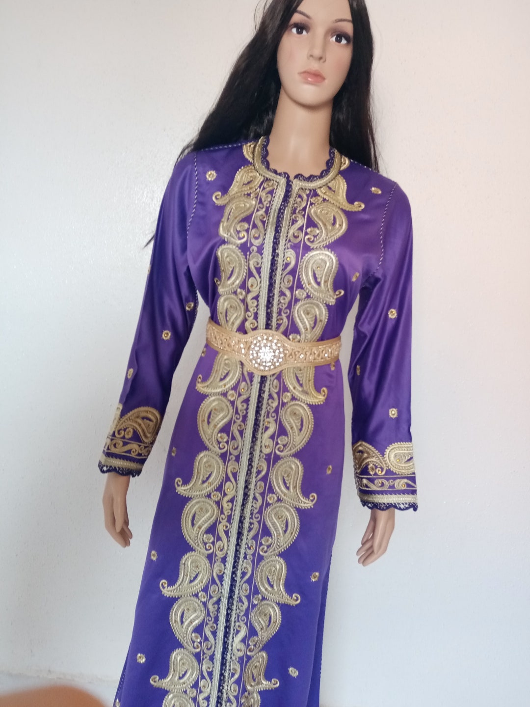 Moroccan Kaftan embroidered Moroccan Dress bridal - Etsy