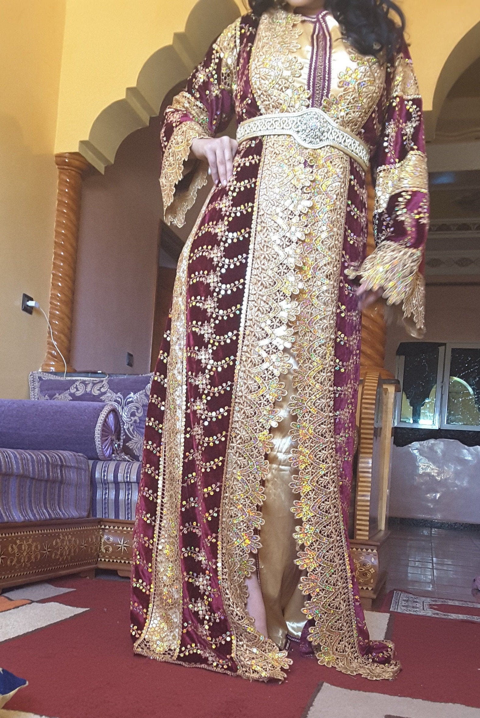 royal moroccan kaftan