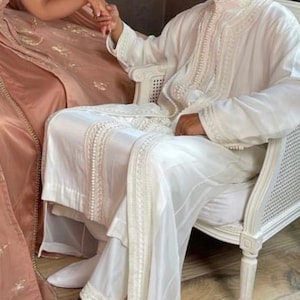 jabador ,long Moroccan wedding kaftan men ,nikkah thobe