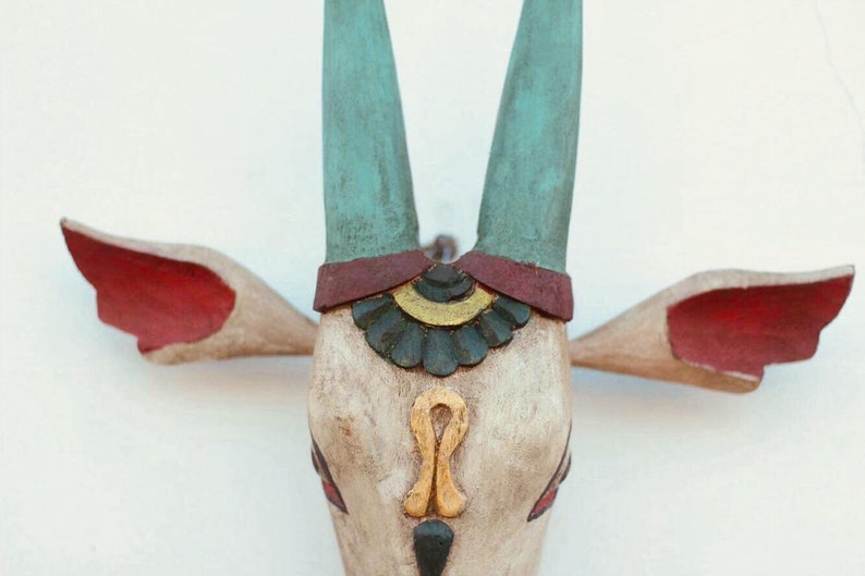 Wooden Cow Head. Home Wall Decor Handcrafted Wooden Nandi