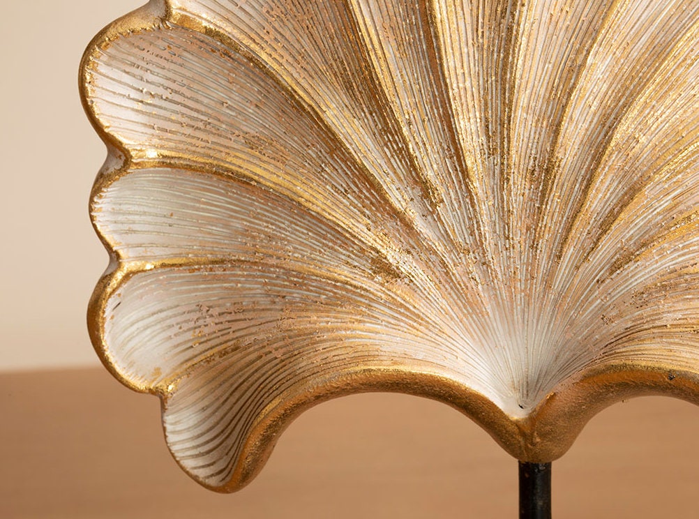 Modern Style Abstract Leaf Sculpture Home Decor Home Etsy