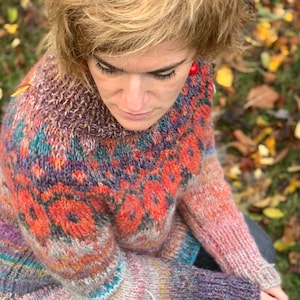 Etsy fair isle sweater sales