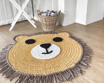 lion rug nursery