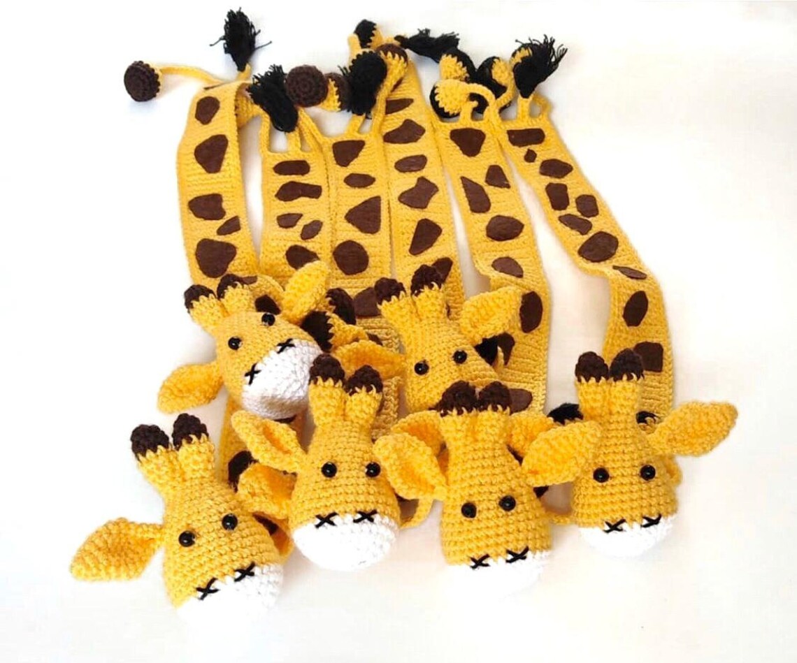 Crochet bookmarks Crochet animals Book accessories Etsy