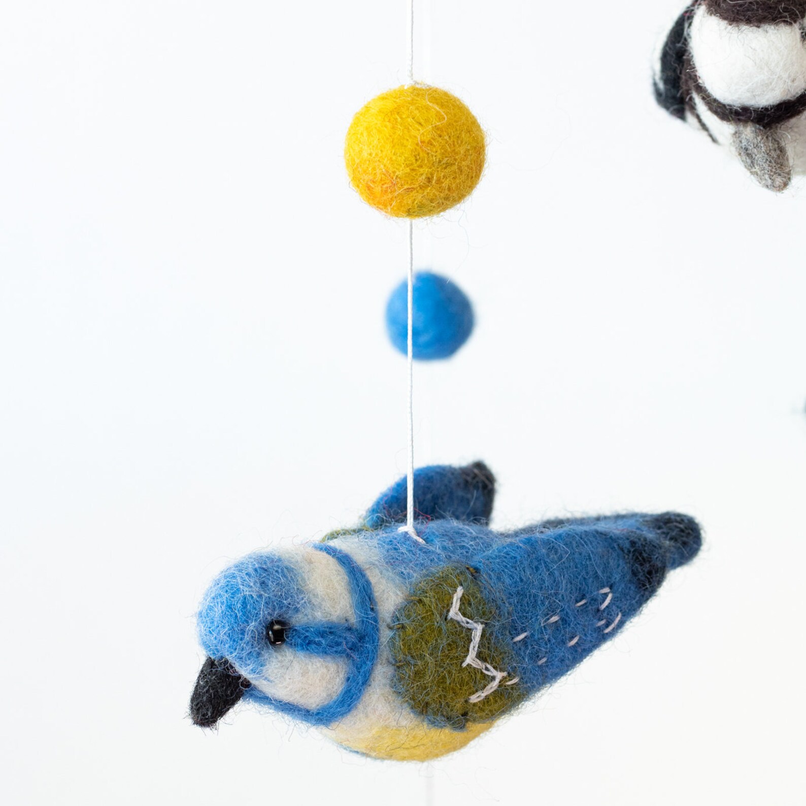 Mobile Vögel handgefertigt aus 100 Schurwolle Geschenk Etsy