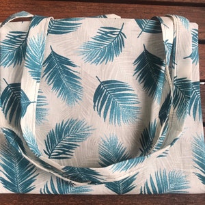 Double cotton tote bag, beach bag
