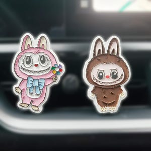 Labubu Car Air Freshener / Plaster Diffuser / Car Fragrance Clip / Car Accessories/Plaster Cartoon