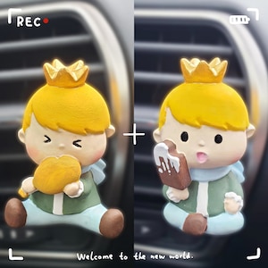 Le Petit Prince autoluchtverfrisser / gipsverspreider / autogeurclip / auto-accessoires/gips cartoon