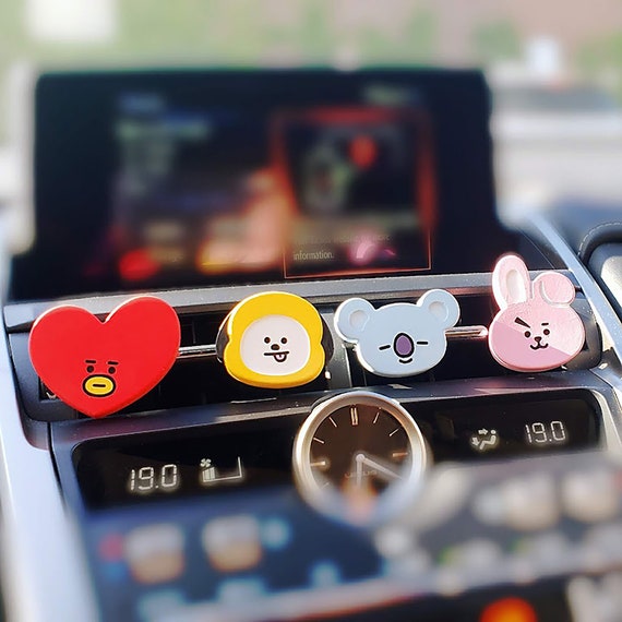 BTS / BT21 Car Air Freshener Vent Clips / Kpop BTS Goods / Car Etsy