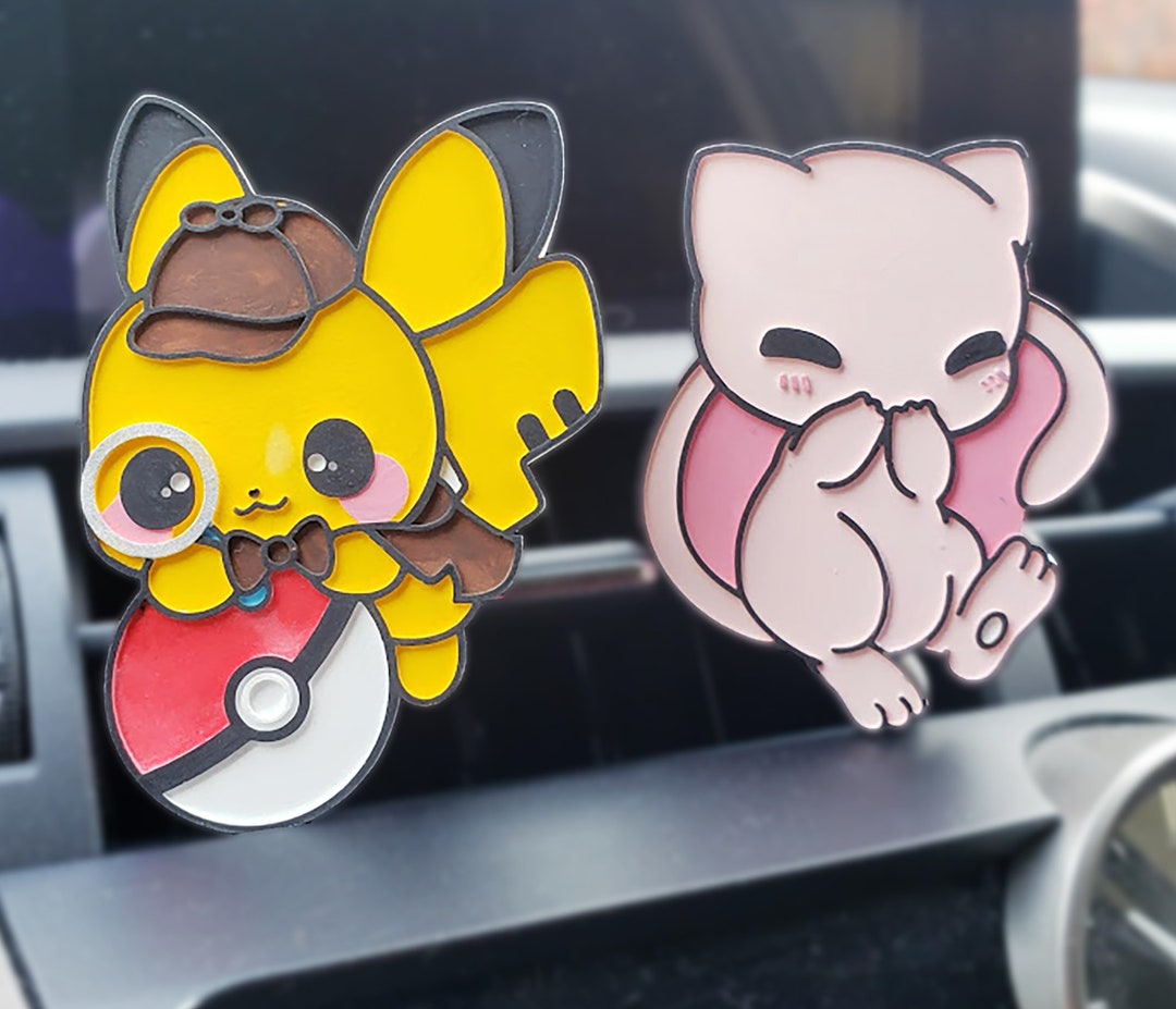 Pokémon Car Air Freshener Vent Clips / Japanese Goods / Car Accessories