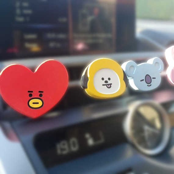 BTS / BT21 Car Air Freshener Vent Clips / kpop BTS marchandises /  Accessoires de voiture Accessoires intérieurs -  France