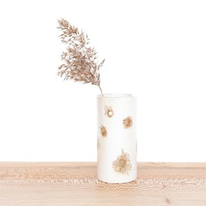 Small Lichen Vessel in Jesmonite