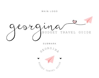 Travel Pink Logo Etsy