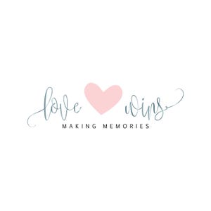 Heart Logo for Wedding Planner, Boutique, Fashion Brand, Photographer