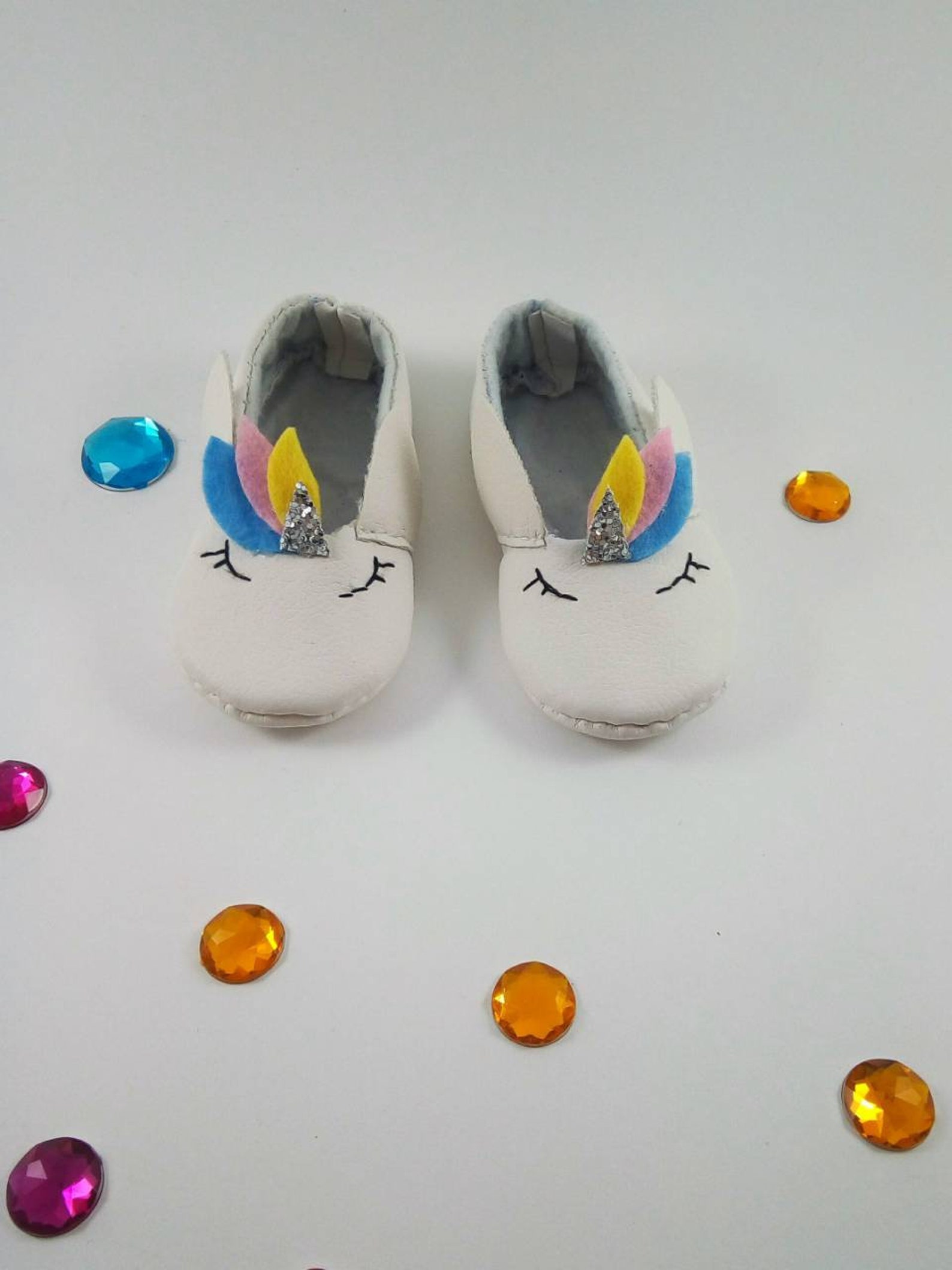 newborn booties, baby shoes, ballet flats with unicorn. newborn booties, baby shoes, ballet flats with unicorn.