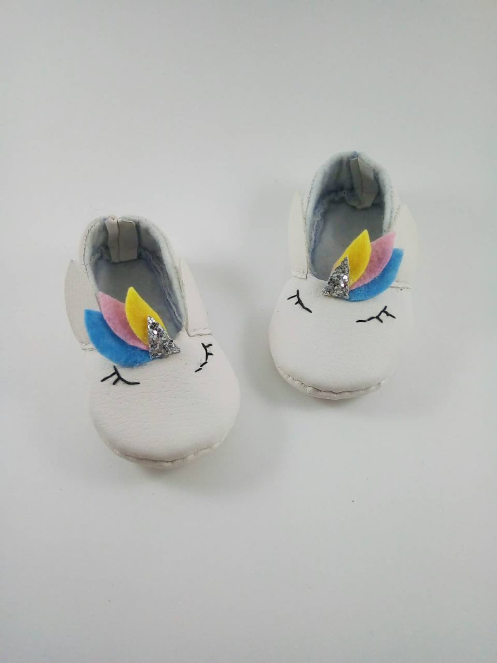 newborn booties, baby shoes, ballet flats with unicorn. newborn booties, baby shoes, ballet flats with unicorn.