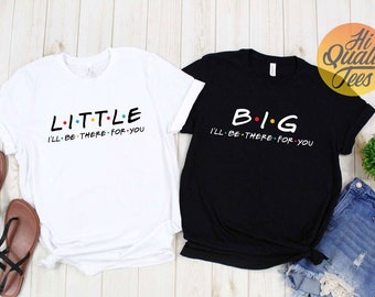 Little Big Reveal Shirts | Custom Matching Sorority Sisters | Themed Tshirt Graduation Gift Idea for Family & Friends