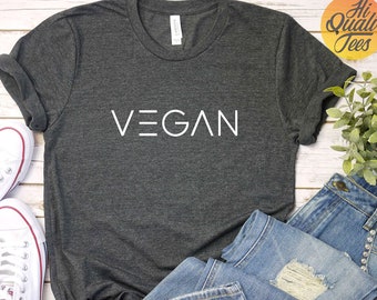 Vegan shirt for women | Vegan t shirt men - minimalist Plant Based Graphic tshirt - vegan clothes merch and apparel