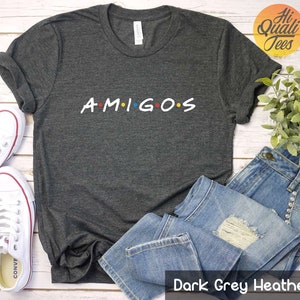 Amigos camiseta espanhola para melhor amigo | Camiseta mexicana | Camiseta Bestie Latina