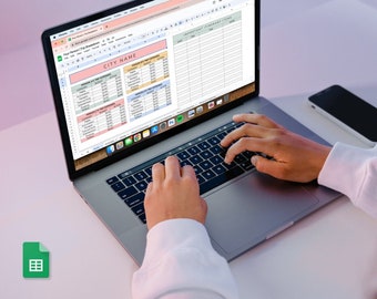 Trip Budget and Expense Tracker for 1-4 travelers | Spreadsheet Budget | Google Sheets | Split expenses with friends | Vacation | Holiday