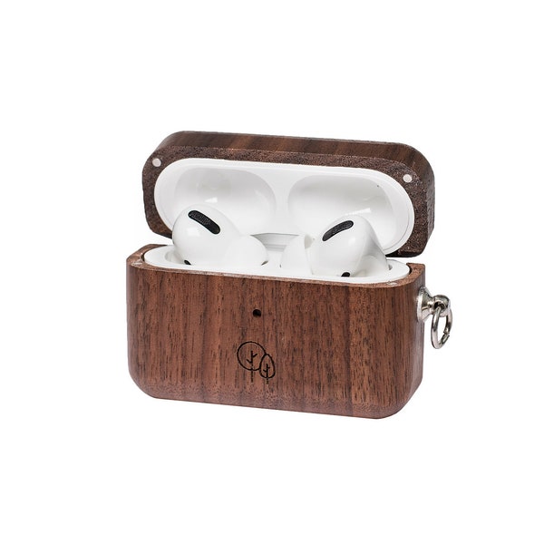 Étui AirPods Pro en bois - Noyer