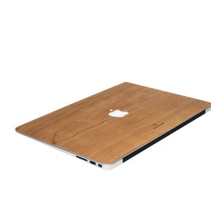 MacBook Wood Cover/Skin Cherry image 4